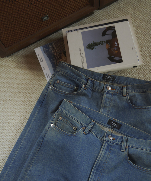 A.P.C. EDIFICE 別注 NEW TAILLE HAUTE BLACK セール】【A.P.C. / アーペーセー】別注 NEW TAILLE HAUTE インディゴ