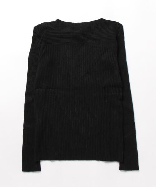 Burner（バーナー）の「【26 BURNER SELECT】カットアウト　ソフト　Vネックリブニット　KIK-tops-688040560805-15（ニット/セーター・レディース・A/C/E/F/B・FREE）」の6枚目の写真