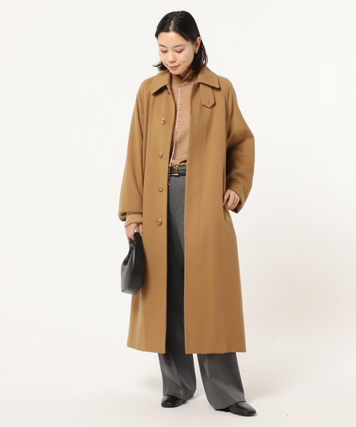 AP STUDIO（エーピーストゥディオ）の「バスターハイネックプルオーバーニット（ニット/セーター・レディース・ベージュ/チャコールグレー・FREE）」の10枚目の写真