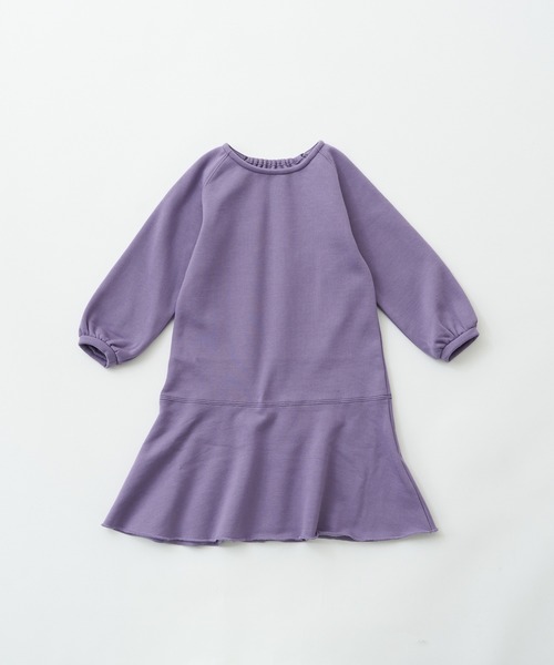 CIAOPANIC TYPY（チャオパニックティピー）の「【KIDS】【裏起毛】CVCスウェットマーメイドロングワンピース（ワンピース・キッズ・チャコールグレー/アイボリー/パープル・S/M/L/XL/XXL）」の9枚目の写真