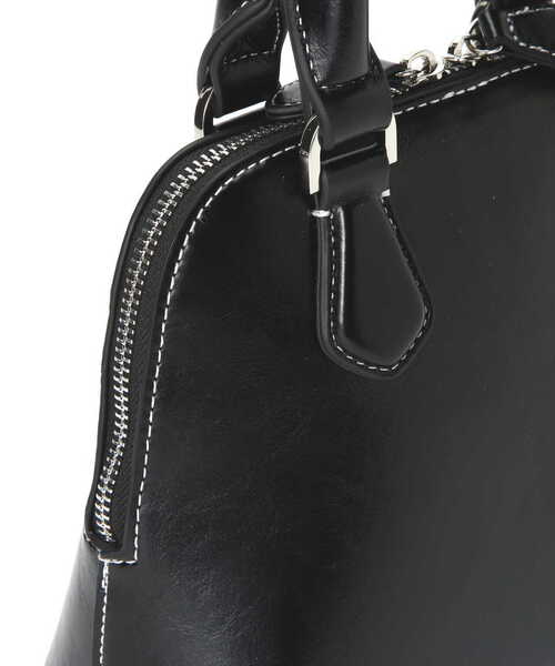 N.（N. Natural Beauty Basic）（エヌエヌナチュラルビューティーベーシック）の「チェーンデザインミニボストンバッグ（ハンドバッグ・レディース・ブラック/ホワイト/グリーン・ﾌﾘ-）」の14枚目の写真