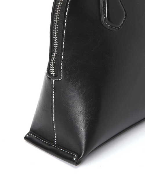 N.（N. Natural Beauty Basic）（エヌエヌナチュラルビューティーベーシック）の「チェーンデザインミニボストンバッグ（ハンドバッグ・レディース・ブラック/ホワイト/グリーン・ﾌﾘ-）」の15枚目の写真