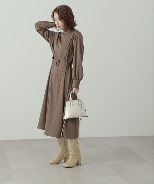 N.（N. Natural Beauty Basic）（エヌエヌナチュラルビューティーベーシック）の「チェーンデザインミニボストンバッグ（ハンドバッグ・レディース・ブラック/ホワイト/グリーン・ﾌﾘ-）」の5枚目の写真