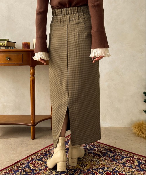 apres jour clair(アプレジュールクレア)の「【apres jour clair】【SETUP可能】アソートハイウエストナロースカート【ZOZOTOWN限定アイテム】(スカート・レディース・ブラウン系その他/ブラック系その他/ライトブラウン・フリー/X-LARGE)」の17枚目の写真