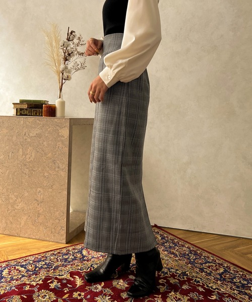 apres jour clair(アプレジュールクレア)の「【apres jour clair】【SETUP可能】アソートハイウエストナロースカート【ZOZOTOWN限定アイテム】(スカート・レディース・ブラウン系その他/ブラック系その他/ライトブラウン・フリー/X-LARGE)」の22枚目の写真