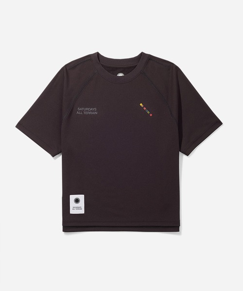 Saturdays NYC(サタデーズ ニューヨークシティ )の「All Terrain Lightweight Cropped SS Tee(Tシャツ/カットソー・レディース・ブラック/ミント・L/M/S)」の10枚目の写真