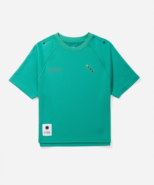 Saturdays NYC(サタデーズ ニューヨークシティ )の「All Terrain Lightweight Cropped SS Tee(Tシャツ/カットソー・レディース・ブラック/ミント・L/M/S)」の11枚目の写真