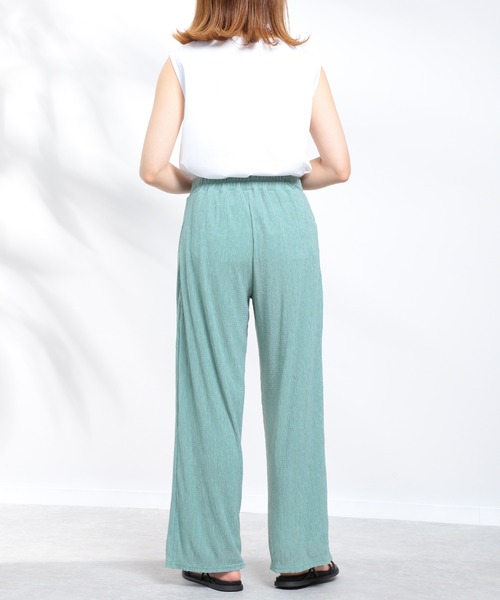 mil（ミル）の「シアー楊柳パンツ（その他パンツ・レディース・ブラック/オレンジ/グリーン/ライトグレー・M/XS/S）」の6枚目の写真