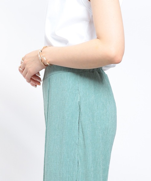 mil（ミル）の「シアー楊柳パンツ（その他パンツ・レディース・ブラック/オレンジ/グリーン/ライトグレー・M/XS/S）」の8枚目の写真