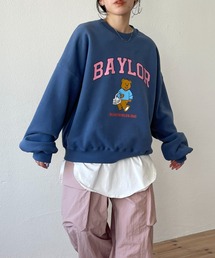 shopping bear sweat / 肉厚裏起毛ショッピングベアースウェット