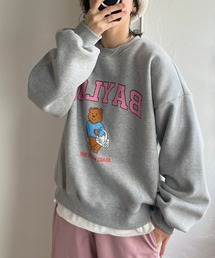 shopping bear sweat / 肉厚裏起毛ショッピングベアースウェット