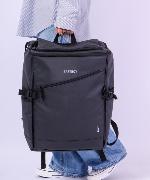 FUNALIVE(ファンアライブ)の「EASTBOY デュアルスクエアリュックサック(バックパック/リュック・レディース・サックスブルー/パープル/ホワイト・FREE)」の3枚目の写真