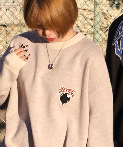 SEQUENZ（シークエンズ）の「【SEQUENZ】S ball GRAFFITI LOGO SWEATER 