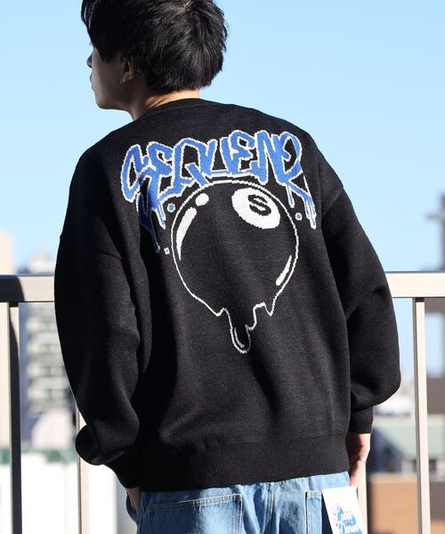 SEQUENZ（シークエンズ）の「【SEQUENZ】S ball GRAFFITI LOGO SWEATER