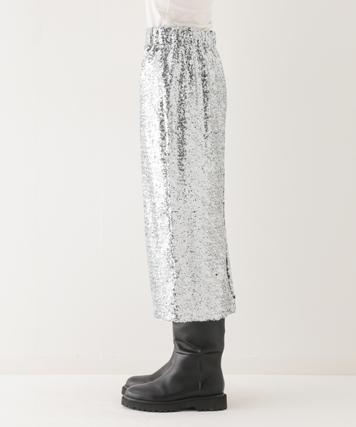 COUTURE D`ADAM/クチュールドアダム】Sequin skirt