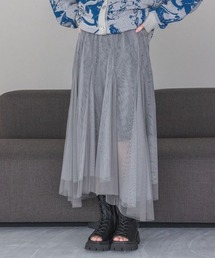 JEANASIS | チュール2WAYアシメスカート/187573(スカート)