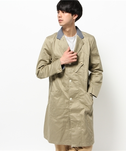 OUTLET(アウトレット)の「【BLOOM&BRANCH】ショップコート(その他アウター・メンズ・ネイビー/カーキ・MEDIUM/SMALL/LARGE)」の2枚目の写真