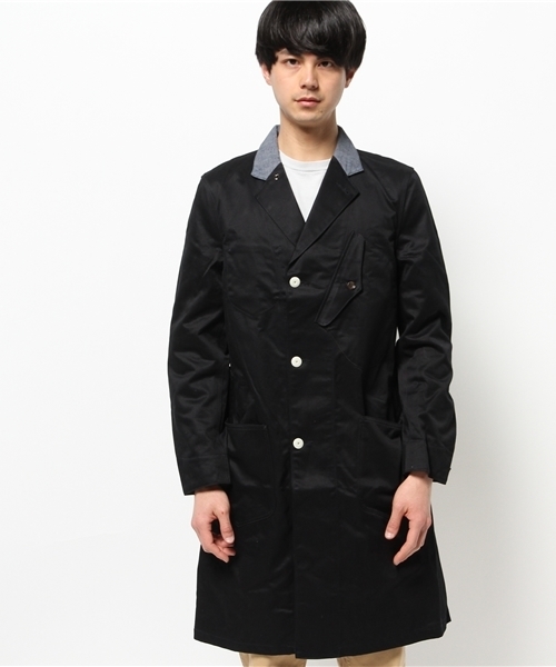 OUTLET(アウトレット)の「【BLOOM&BRANCH】ショップコート(その他アウター・メンズ・ネイビー/カーキ・MEDIUM/SMALL/LARGE)」の3枚目の写真