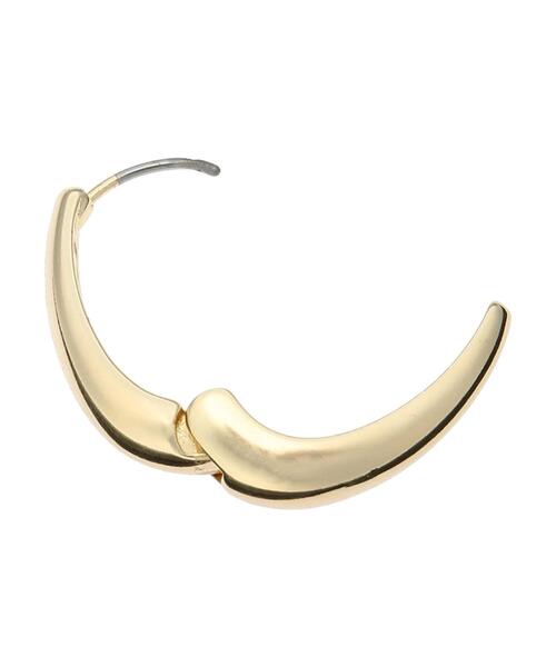 AMERICAN HOLIC（アメリカンホリック）の「シンプルメタルフープピアス（ピアス（両耳用）・レディース・シルバー/ゴールド・FREE）」の8枚目の写真