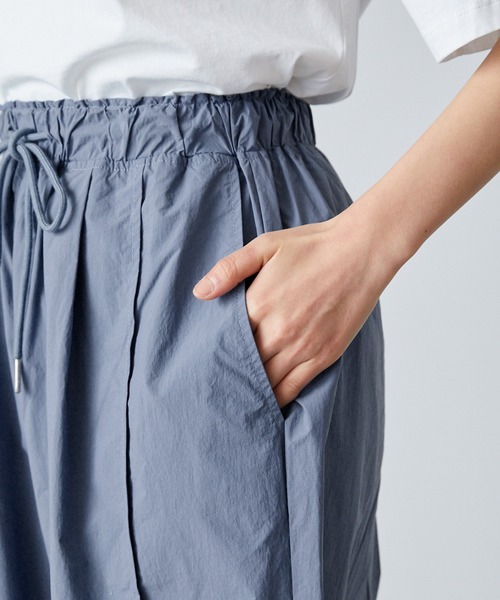 forksy.】ナイロンルーズテーパードイージーパンツ forksy.│MONO-MART