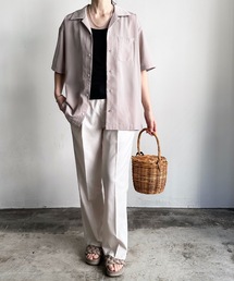 COMMON WARE（コモンウェアー）の「COMMONWARE:PE オープンカラーシャツ S/S（シャツ/ブラウス）」