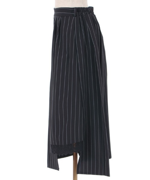 axes femme（アクシーズファム）の「ストライプアシメプリーツ