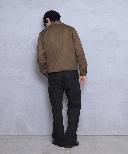 HOUSTON（ヒューストン）の「TWILL BDU PANTS / ツイルBDUパンツ（カーゴパンツ・メンズ・ブラック/カーキ/オリーブ・L/XL/M/S）」の9枚目の写真