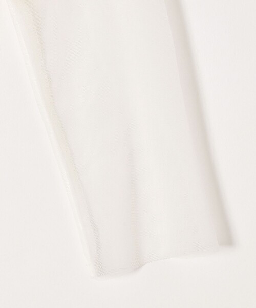 SHIPS any(シップス エニィ)の「SHIPS any:〈洗濯機可能〉レイヤード スリーブメッシュ プルオーバー(Tシャツ/カットソー・レディース・オフホワイト/その他/ホワイト系その他・ONE SIZE)」の7枚目の写真