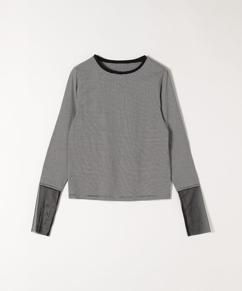 SHIPS any(シップス エニィ)の「SHIPS any:〈洗濯機可能〉レイヤード スリーブメッシュ プルオーバー(Tシャツ/カットソー・レディース・オフホワイト/その他/ホワイト系その他・ONE SIZE)」の10枚目の写真