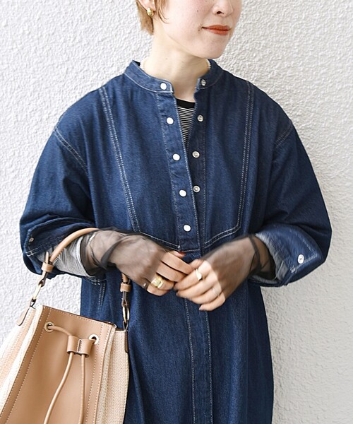 SHIPS any(シップス エニィ)の「SHIPS any:〈洗濯機可能〉レイヤード スリーブメッシュ プルオーバー(Tシャツ/カットソー・レディース・オフホワイト/その他/ホワイト系その他・ONE SIZE)」の21枚目の写真