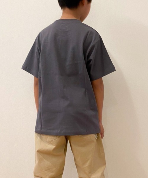 Lee（リー）の「Lee/リー キッズ　フロントロゴプリントTシャツ（Tシャツ/カットソー・キッズ・ピンク/ブラック/ホワイト・150cm/140cm/130cm）」の13枚目の写真