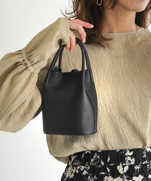 Bou Jeloud（ブージュルード）の「【はあちゅう×Bou Jeloud】コンビミニトート（トートバッグ・レディース・アイボリー/ブラック・ONESIZE）」の7枚目の写真