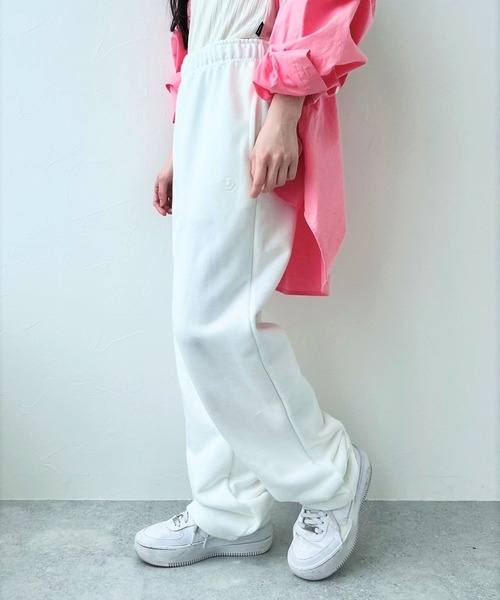 3.3 Field Trip (3.3フィールドトリップ)の「3.3 Field Trip/TERRY ストレートパンツ 2198728(スウェットパンツ・レディース・ネイビー/クリーム/アイボリー・FREE)」の5枚目の写真