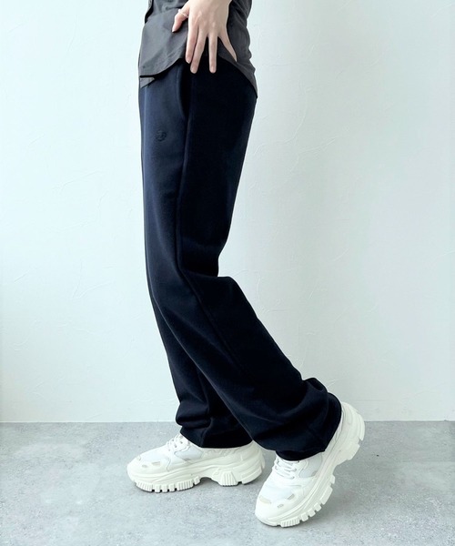 3.3 Field Trip (3.3フィールドトリップ)の「3.3 Field Trip/TERRY ストレートパンツ 2198728(スウェットパンツ・レディース・ネイビー/クリーム/アイボリー・FREE)」の7枚目の写真