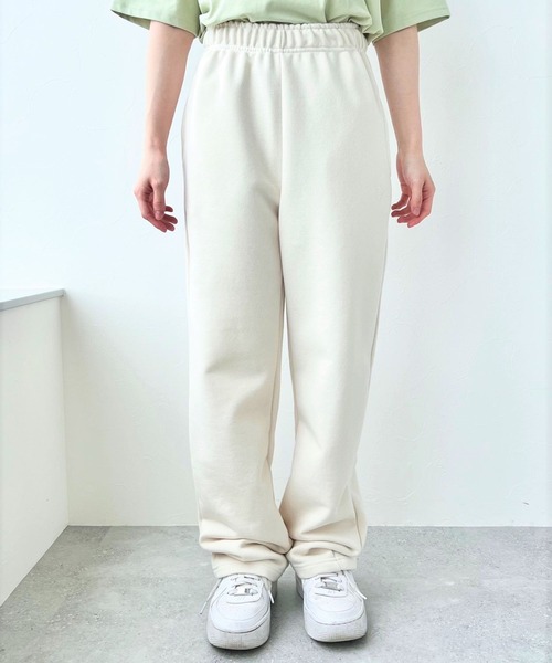 3.3 Field Trip (3.3フィールドトリップ)の「3.3 Field Trip/TERRY ストレートパンツ 2198728(スウェットパンツ・レディース・ネイビー/クリーム/アイボリー・FREE)」の10枚目の写真