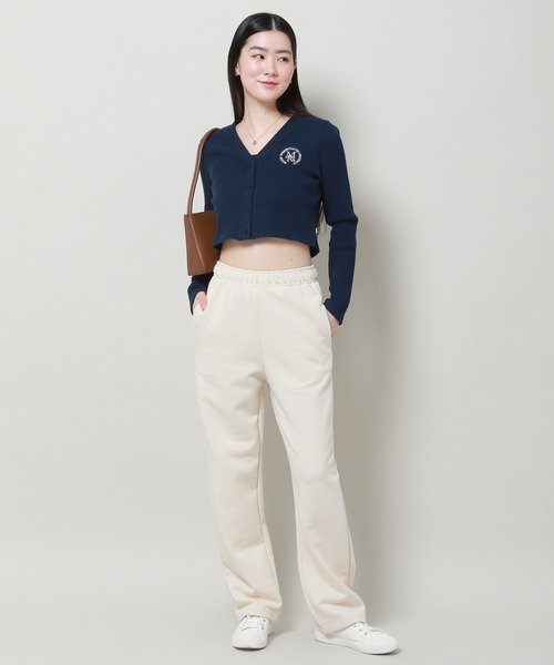 3.3 Field Trip (3.3フィールドトリップ)の「3.3 Field Trip/TERRY ストレートパンツ 2198728(スウェットパンツ・レディース・ネイビー/クリーム/アイボリー・FREE)」の18枚目の写真