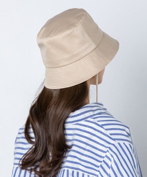 polcadot(ポルカドット)の「BASICS BUCKET HAT/ベーシックバケット ハット(ハット・レディース・ライトベージュ/ホワイト/ブラック・FREE)」の4枚目の写真