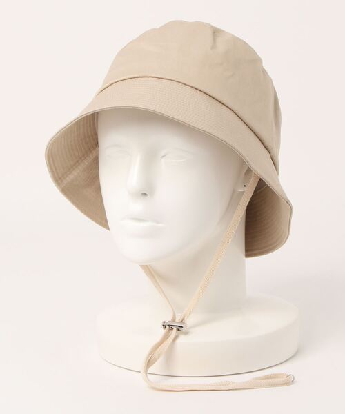 polcadot(ポルカドット)の「BASICS BUCKET HAT/ベーシックバケット ハット(ハット・レディース・ライトベージュ/ホワイト/ブラック・FREE)」の7枚目の写真