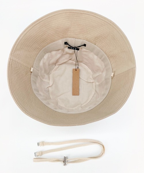 polcadot(ポルカドット)の「BASICS BUCKET HAT/ベーシックバケット ハット(ハット・レディース・ライトベージュ/ホワイト/ブラック・FREE)」の9枚目の写真