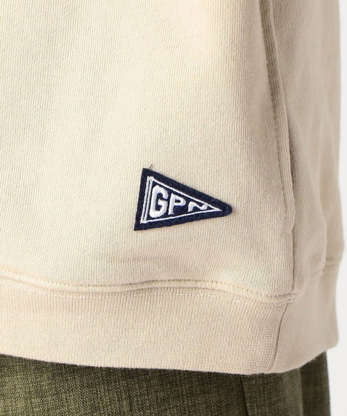 Grand PARK（グランドパーク）の「ミニ裏毛半袖スウェット（Tシャツ/カットソー・メンズ・ラベンダー/カーキ/ベージュ/チャコールグレー/ホワイト・MEDIUM/LARGE）」の10枚目の写真