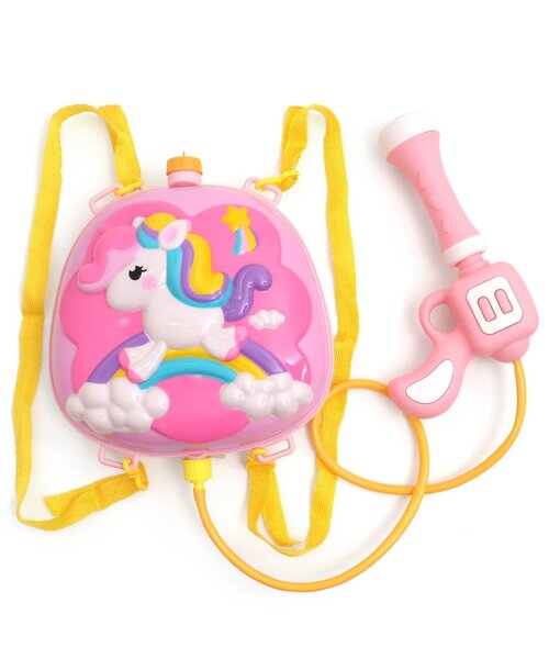 Ampersand（アンパサンド）の「リュック型水鉄砲（スイムグッズ・キッズ・ブルー/イエロー/ネイビー/ピンク・FREE）」の12枚目の写真