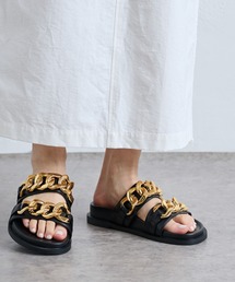 COLONY 2139 | WEB/一部店舗限定　チェーンフラットマカロンサンダル(サンダル)
