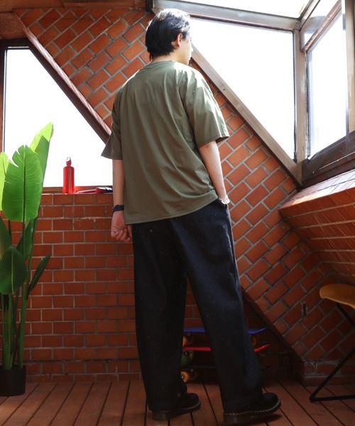 GERRY(ジェリー)の「GERRY エスニックテープ半袖Tシャツ(Tシャツ/カットソー・メンズ・カーキ/ブラック/アイボリー・MEDIUM/LARGE/X-LARGE)」の22枚目の写真