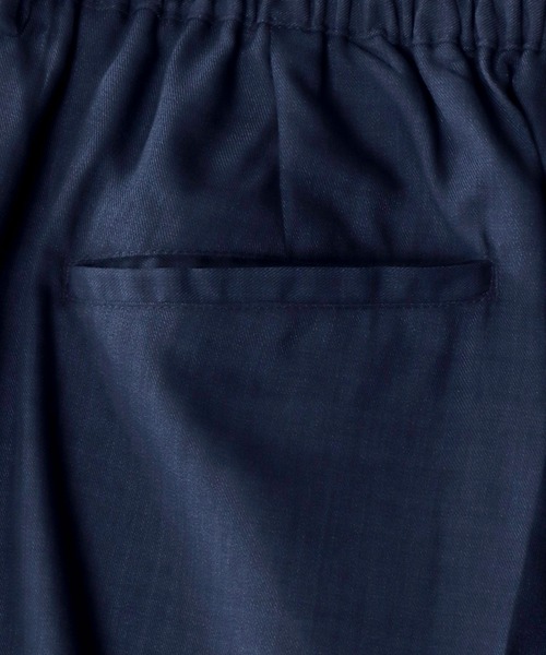 SITRY（シトリー）の「ポリトロ オープンカラー シャツ＆テーパードパンツ セットアップ（セットアップ・メンズ・ネイビー/ダークブラウン/ブラック/ダークグリーン・M/L/LL）」の14枚目の写真