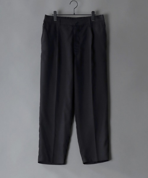 SITRY（シトリー）の「ポリトロ オープンカラー シャツ＆テーパードパンツ セットアップ（セットアップ・メンズ・ネイビー/ダークブラウン/ブラック/ダークグリーン・M/L/LL）」の16枚目の写真