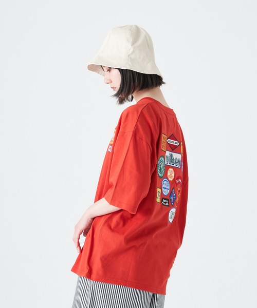 CORISCO(コリスコ)の「ワッペン付き 半袖BIG TEE(M1)(Tシャツ/カットソー・メンズ・ブルー/ライトグレー/ホワイト/ブラック/レッド/グリーン・LARGE/MEDIUM/X-LARGE)」の12枚目の写真