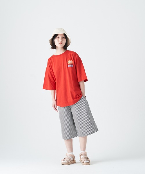 CORISCO(コリスコ)の「ワッペン付き 半袖BIG TEE(M1)(Tシャツ/カットソー・メンズ・ブルー/ライトグレー/ホワイト/ブラック/レッド/グリーン・LARGE/MEDIUM/X-LARGE)」の11枚目の写真