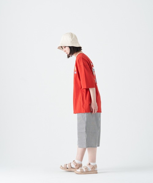 CORISCO(コリスコ)の「ワッペン付き 半袖BIG TEE(M1)(Tシャツ/カットソー・メンズ・ブルー/ライトグレー/ホワイト/ブラック/レッド/グリーン・LARGE/MEDIUM/X-LARGE)」の10枚目の写真