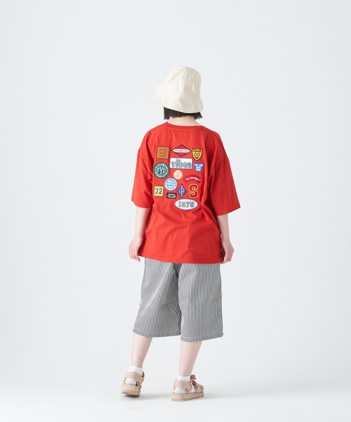 CORISCO(コリスコ)の「ワッペン付き 半袖BIG TEE(M1)(Tシャツ/カットソー・メンズ・ブルー/ライトグレー/ホワイト/ブラック/レッド/グリーン・LARGE/MEDIUM/X-LARGE)」の9枚目の写真
