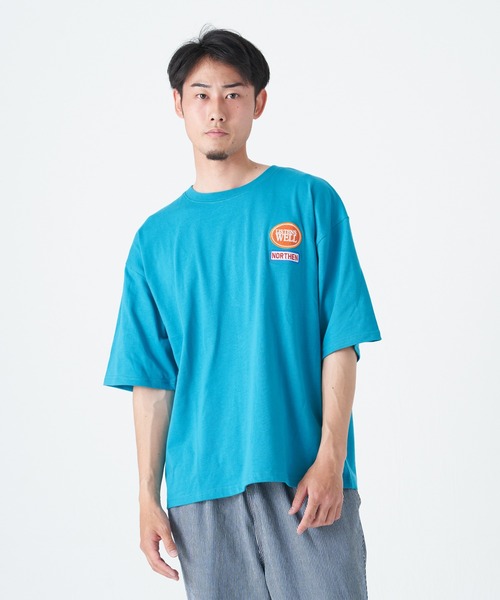CORISCO(コリスコ)の「ワッペン付き 半袖BIG TEE(M1)(Tシャツ/カットソー・メンズ・ブルー/ライトグレー/ホワイト/ブラック/レッド/グリーン・LARGE/MEDIUM/X-LARGE)」の19枚目の写真